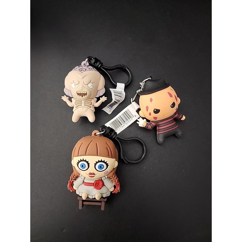 Horror Properties Figural Clip Series 6 Freddy Krueger, Annabelle, Pumpkinhead